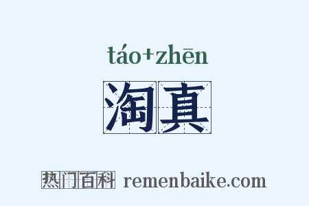 淘真是什么意思的图片